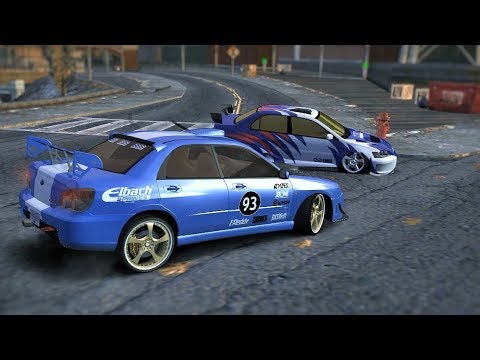 Subaru Impreza WRX STi Vs Mitsubishi Lancer EVO VIII NFS MW Blacklist 9