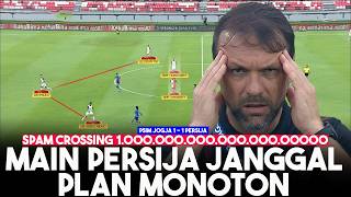 Oh My God Mauricio Souzas Strategy Is Honestly Odd  Psim Jogja 11 Persija Jakarta