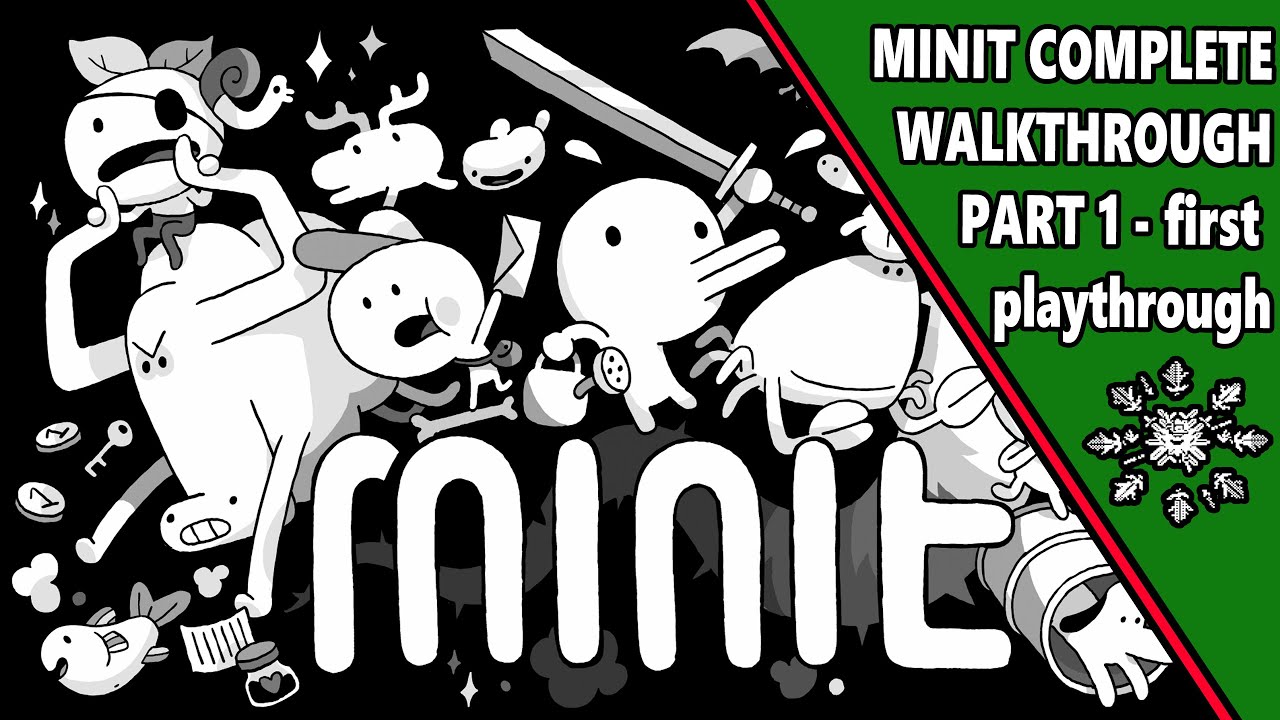 Minit Walkthrough Complete Achievement Guide Part 1 First Playthrough YouTube