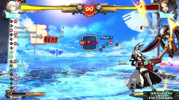 Guilty Gear Xrd REV 2 Elphelt combo practice