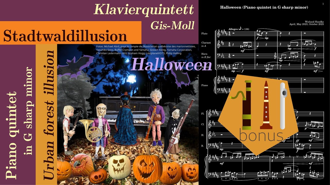 Piano quintet in G sharp minor - from Wieland Handke 24 preludes/fugues - work in progress