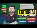 The Hindu Editorial Analysis | 28 Apr 2026 | Vocab, Grammar, Reading | By Parth Krishan Upadhyay