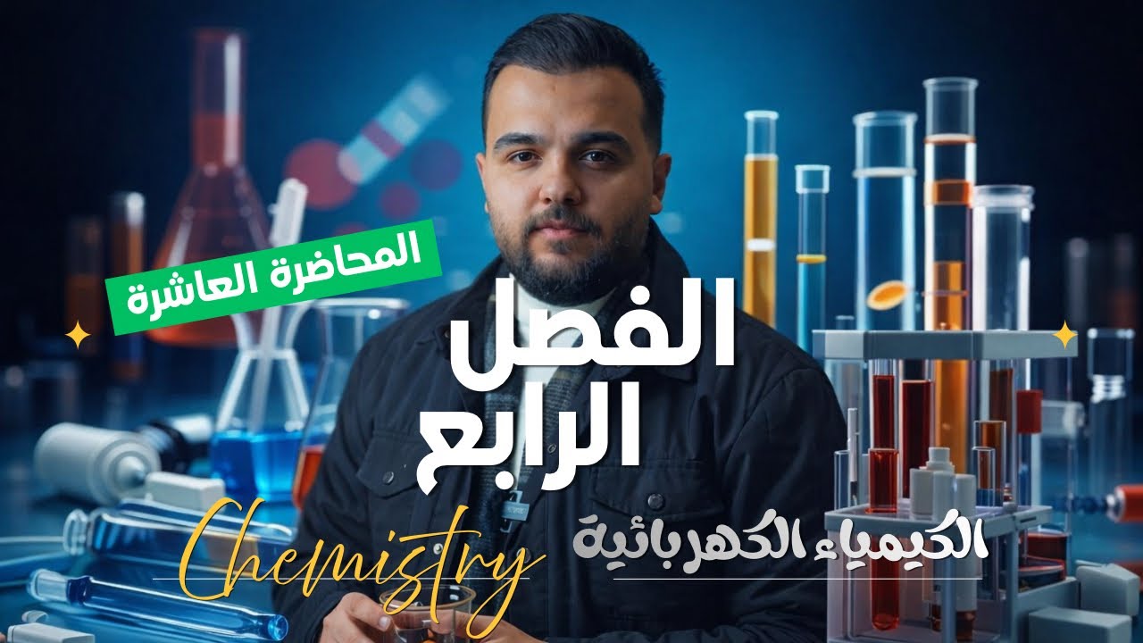 كيمياء السادس العلمي|الفصل الرابع |المحاضرة 10(معادلة نيرنست)|2026