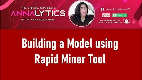 Building a Model using Rapid Miner