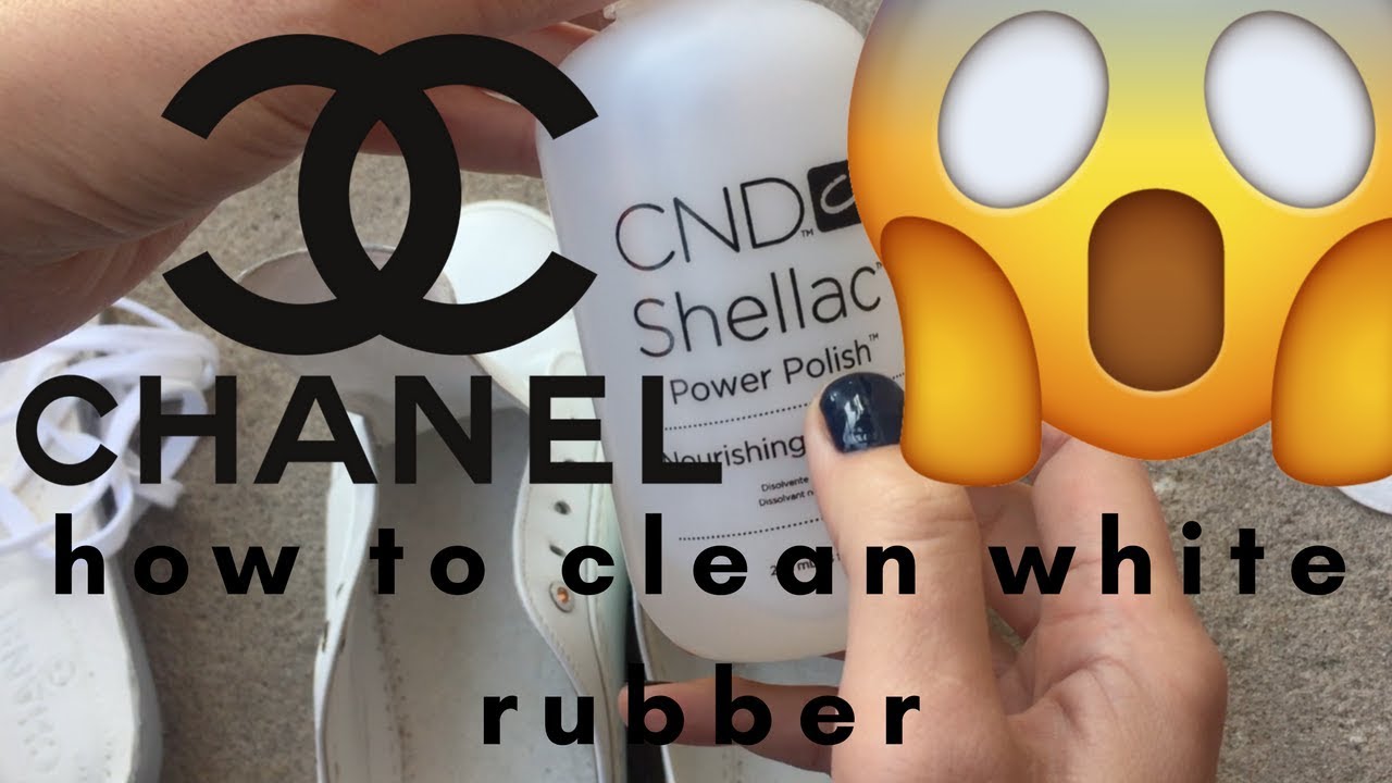 HOW TO CLEAN CHANEL SNEAKERS YouTube