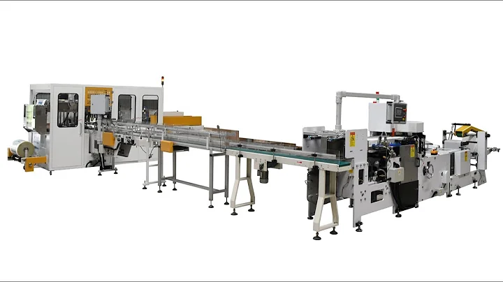 Automatic flip serviette tissue paper making machine production line for Chile