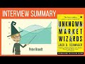 Unknown market wizards by jack schwager  peter brandts trading method