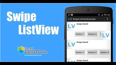 Swipe Listview Demo