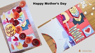 Beautiful Mother's Day Greeting Card // Special Handmade Greeting Card for Mother's Day // Tutorial