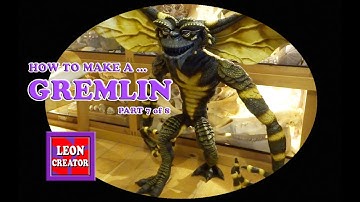 SCULPTING Life-Size GREMLIN Step-By-Step Milliput Tutorial - Part 7 - with Leon Hills - LEON CREATOR