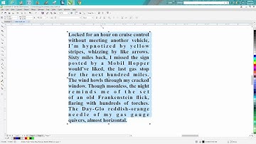 Corel Draw Tips & Tricks Text Justify play with Text