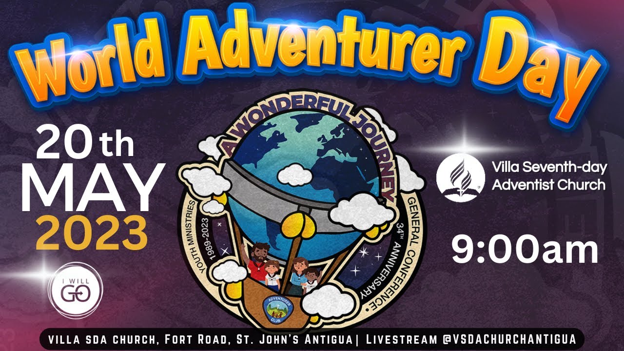Villa SDA Antigua World Adventurer Day 20th May 2023 YouTube