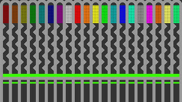 Mix and Separate - The Team Marble Race ASRM 31 in Algodoo