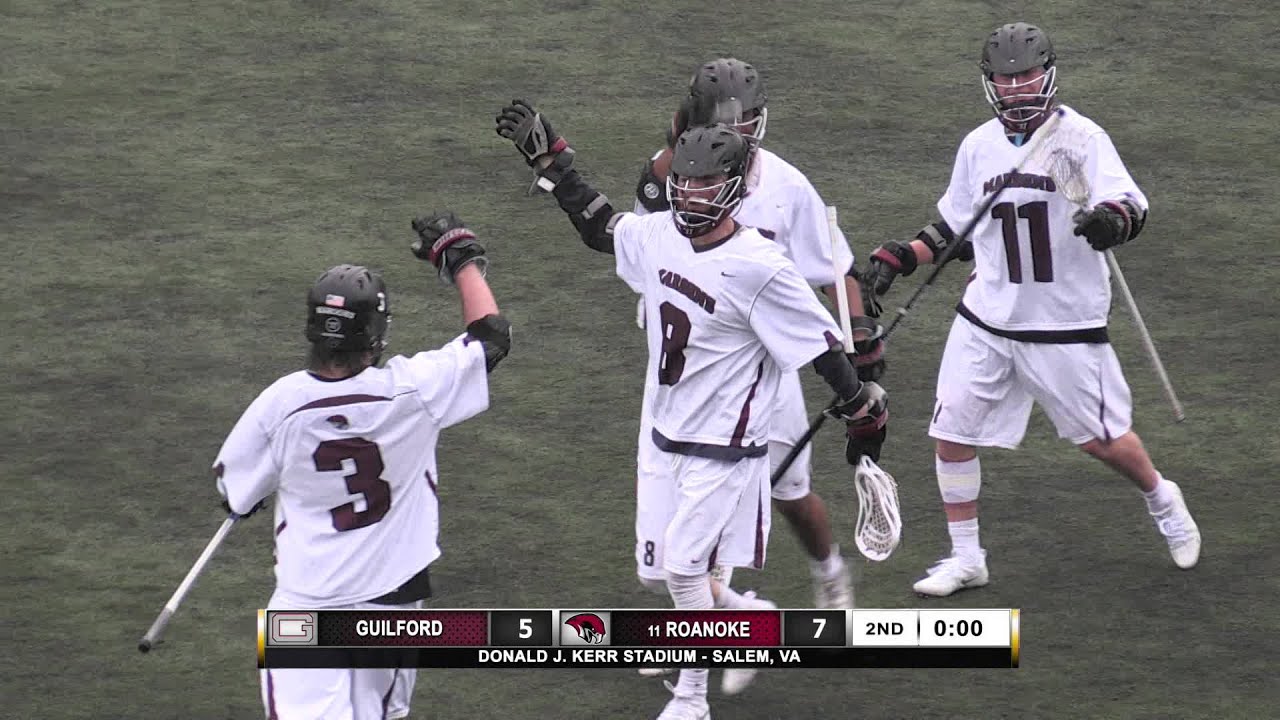 Men s Lacrosse No 11 Roanoke Defeats Guilford 14 10 YouTube