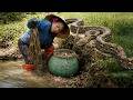 3 Days Off-Grid Survival One Girl vs Giant Python The Ultimate Rural Challenge