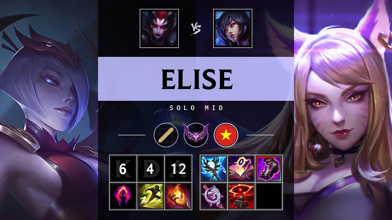 Elise Mid vs Ahri - VN Master Patch 25.10