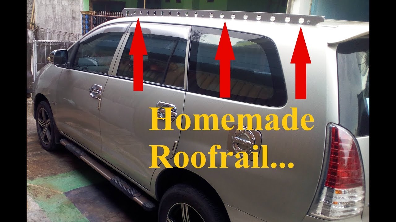 Canopy Rails Diy Homemade/DIY Roofrail - YouTube