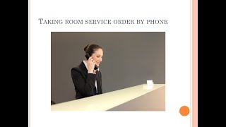 Percakapan Pemesanan Makanan di Room Service Departement