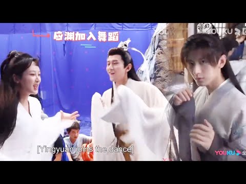 BTS: Cheng Yi and Yang Zi dance very happily, and Cheng Yi also showed his boxing talent