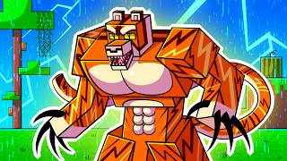 I Survived 1000 Days As A Tiger In Hardcore Minecraft  Wild Animals Compilation