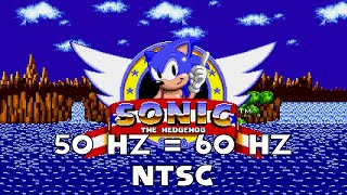 [Sonic ROM Hack] Sonic 1: 50Hz = 60Hz (NTSC)