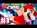 Mario Tennis Aces - Gameplay Walkthrough Part 1 - Bask Ruins! Piranha Plant Forest (Nintendo Switch)