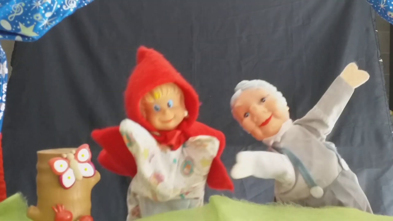 Il piccolo teatro dei burattini- Cappuccetto Rosso