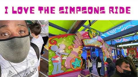 The Simpsons Ride Full Video in 4k at Universal Studios Hollywood with Introduction by Me