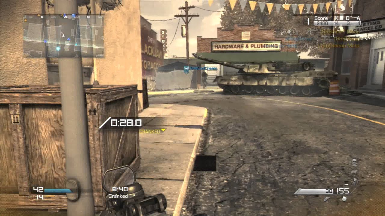 Call of duty Ghosts: Quick cranked gameplay