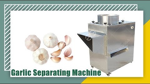 Garlic Cloves Separating Breaking Spliting Machine Garlic Separator