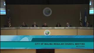 City Council Regular Meeting May 13, 2024
