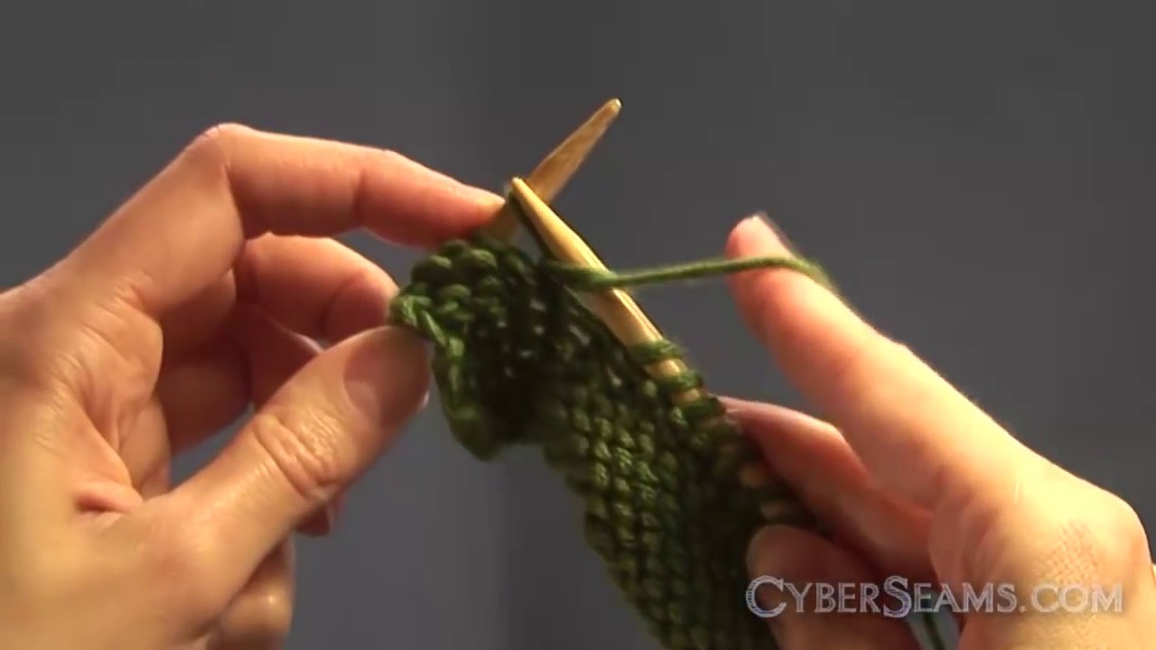 How To Purl Left Handed Continental Method