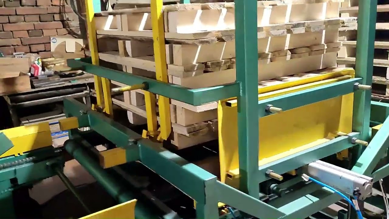 LINIA DO PALET PALETY NA PŁOZIE