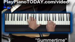 Jazz Piano - Summertime chords