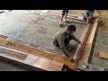 Amazing Woodworking Skills Extremely High - Build A Front Door Frame With Beautiful Patterns
