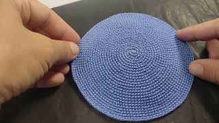 How To Crochet Kippahyarmulke. The Very Final Kippah