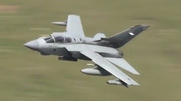 RAF Tornado GR4s Mach Loop Wales