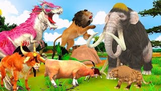 Prehistoric Animals Epic Battle Mammals Vs King Kong Mammals Animal Revolt Battle Simulator
