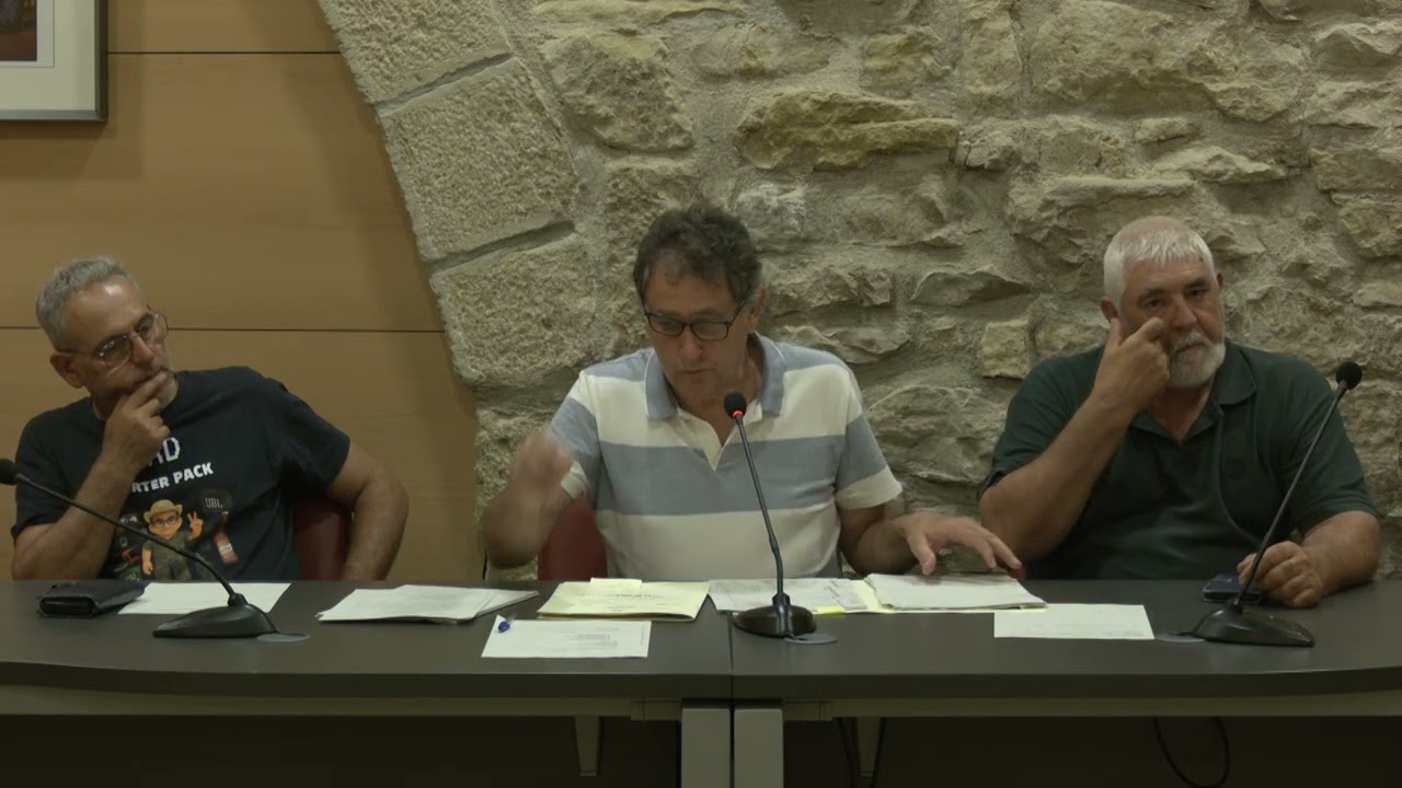 Ple ordinari a l'Ajuntament de Batea (dilluns 7 de juliol del 2025)