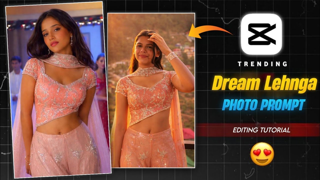 Instagram Trending Lehenga Photo Editing Prompt | Girls Dream Lehenga Photo Editing Prompt