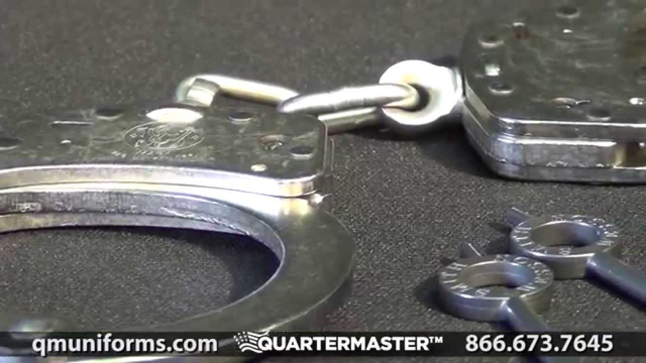 Smith & Wesson Model 100 Nickel Finished Handcuff at Quartermaster - RS021