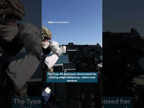 HMS Dauntless destroys drones💥