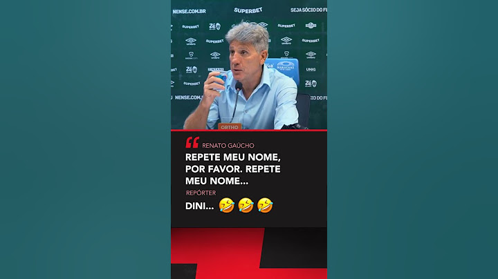 REPÓRTER chama RENATO de DINIZ e treinador do FLUMINENSE entra na resenha! #shorts