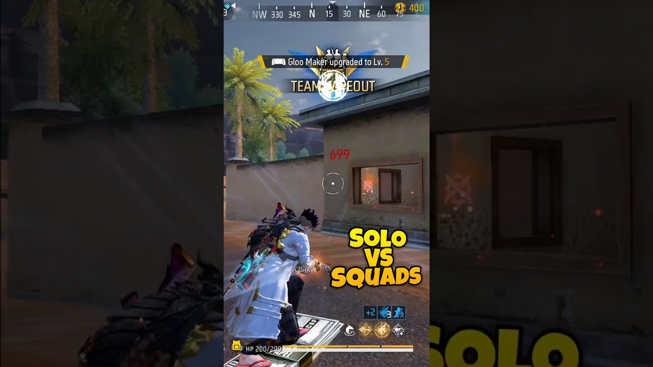 Supari Vala Banda Free Fire 🔥 Solo Vs Squad phone Gameplay 💫 