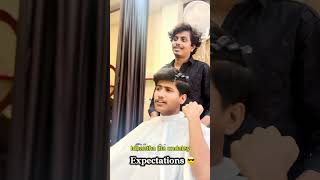 Hero annadu Ela chesaduu…🤕🥲@srrikarrrr #bhupalpally #vlog #love #haircut #hero #comedy #funny