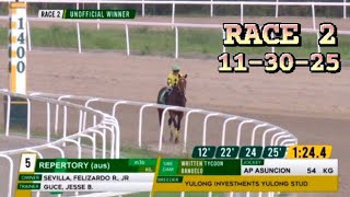 REPERTORY x EL DROUNTTI x SPEED OF SOUND x OBLADI OBLADA x WIREFRAME RACE RESULT 2025 / PJC RACING