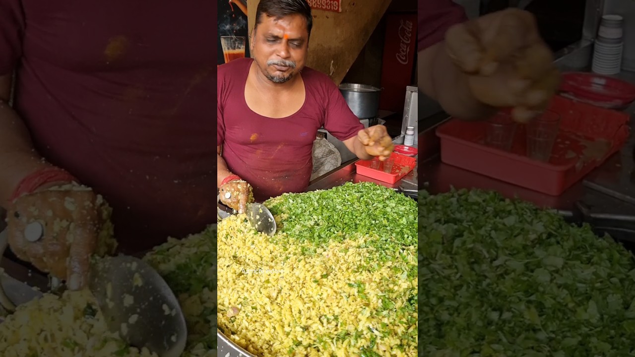 Modi ji famous poha dewas #aamchiindore #streetfood #indiastreetfood #streetfood #indorestreetfood