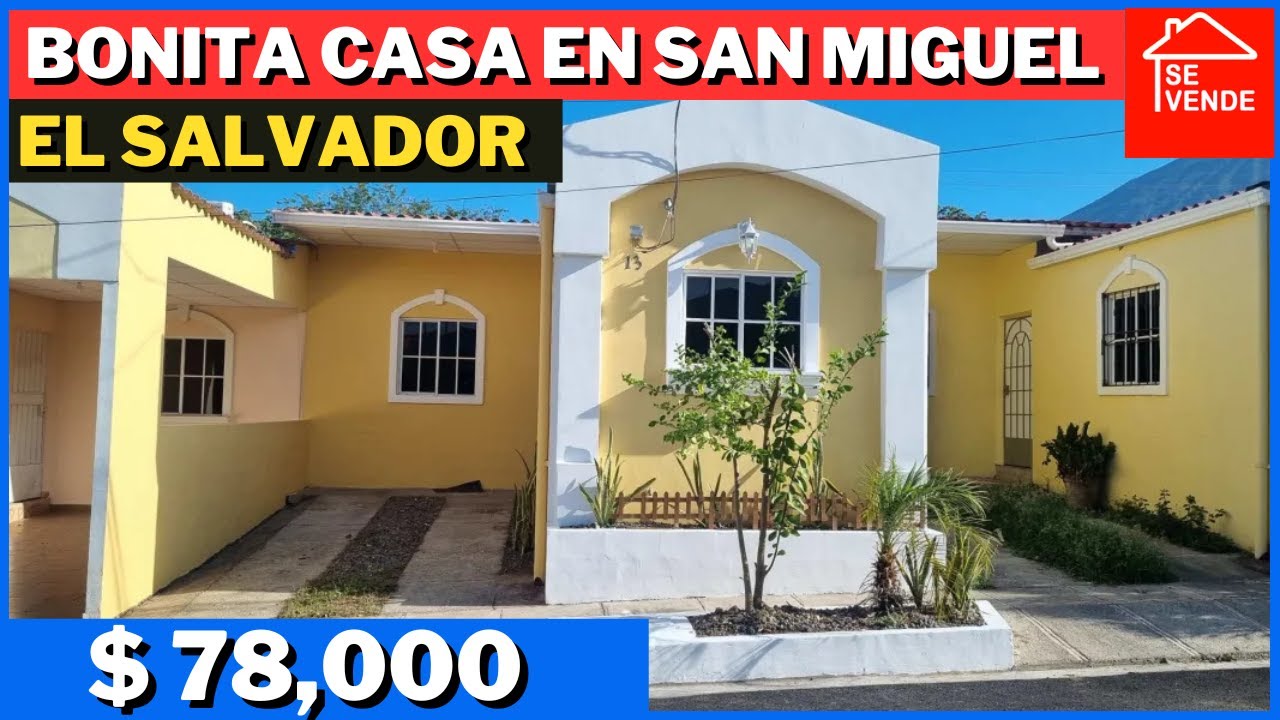 Venta De Casas San Miguel El Salvador