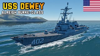 NEW Rank 7 Ship | USS Dewey -  Alreigh Burke-Class Destroyer - War Thunder Mobile 