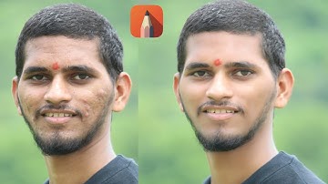 Smooth Skin and Remove Pimples | 2 Steps only | Editing Tutorial In autodesk sketchbook - New trick